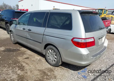 2007 Honda Odyssey Lx z USA, uszkodzony, nr VIN 5FNRL38217B017780